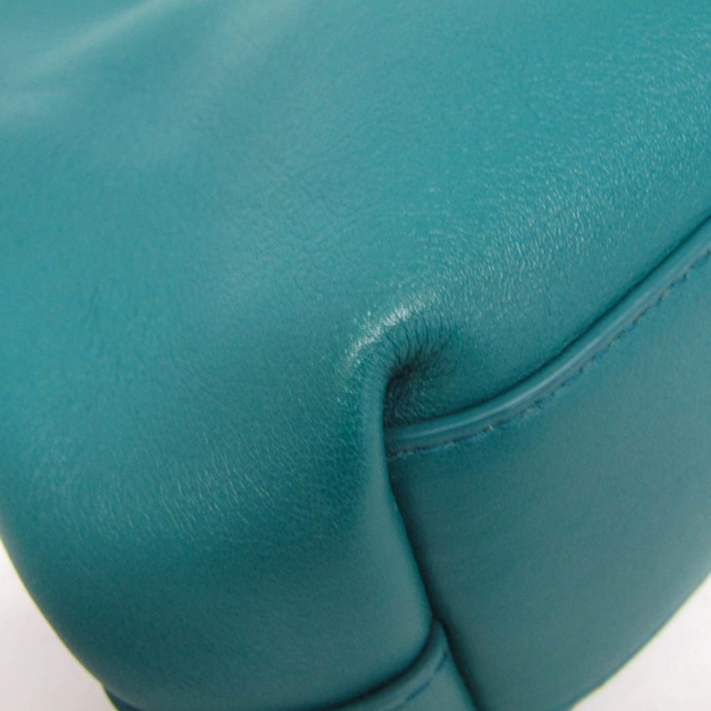 Bottega Veneta Point Shoulder Bag Leather, Green, Leather, Shoulder Bag