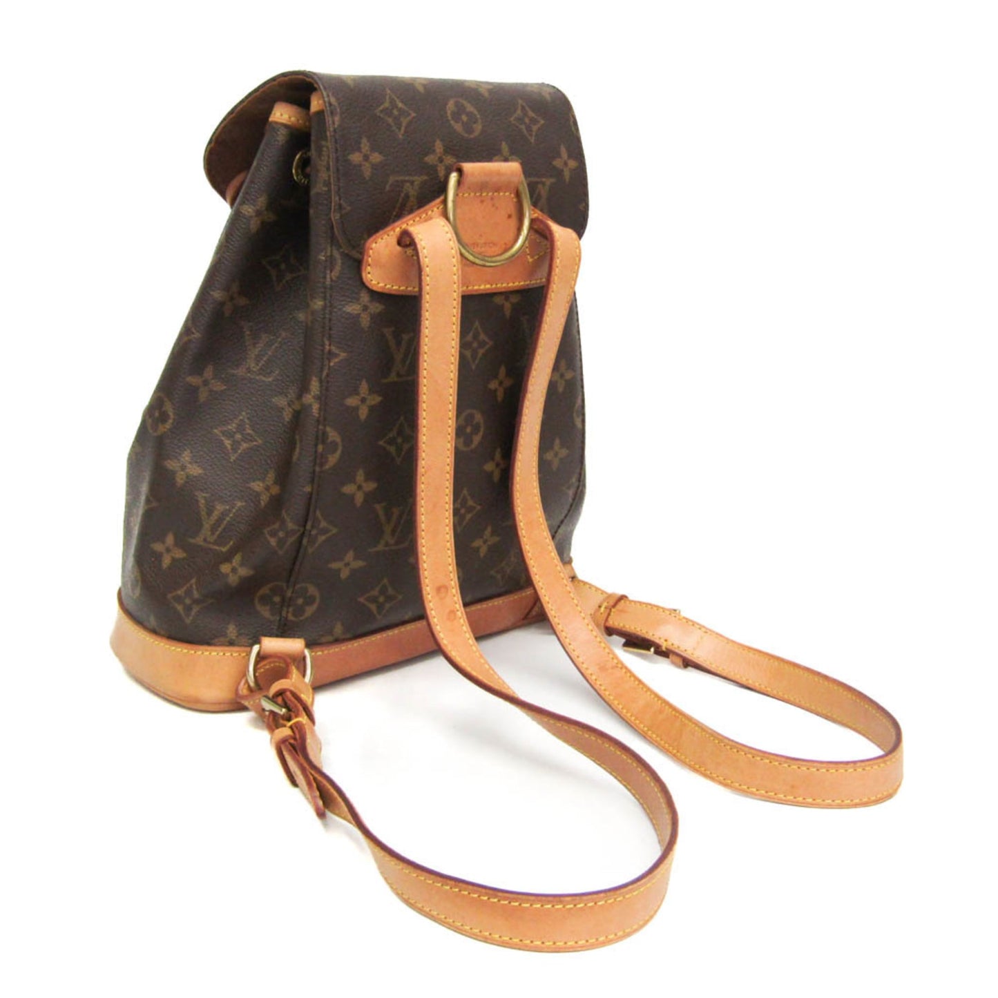 Louis Vuitton Vintage Montsouris Backpack Monogram Canvas, Brown, Canvas, Backpack