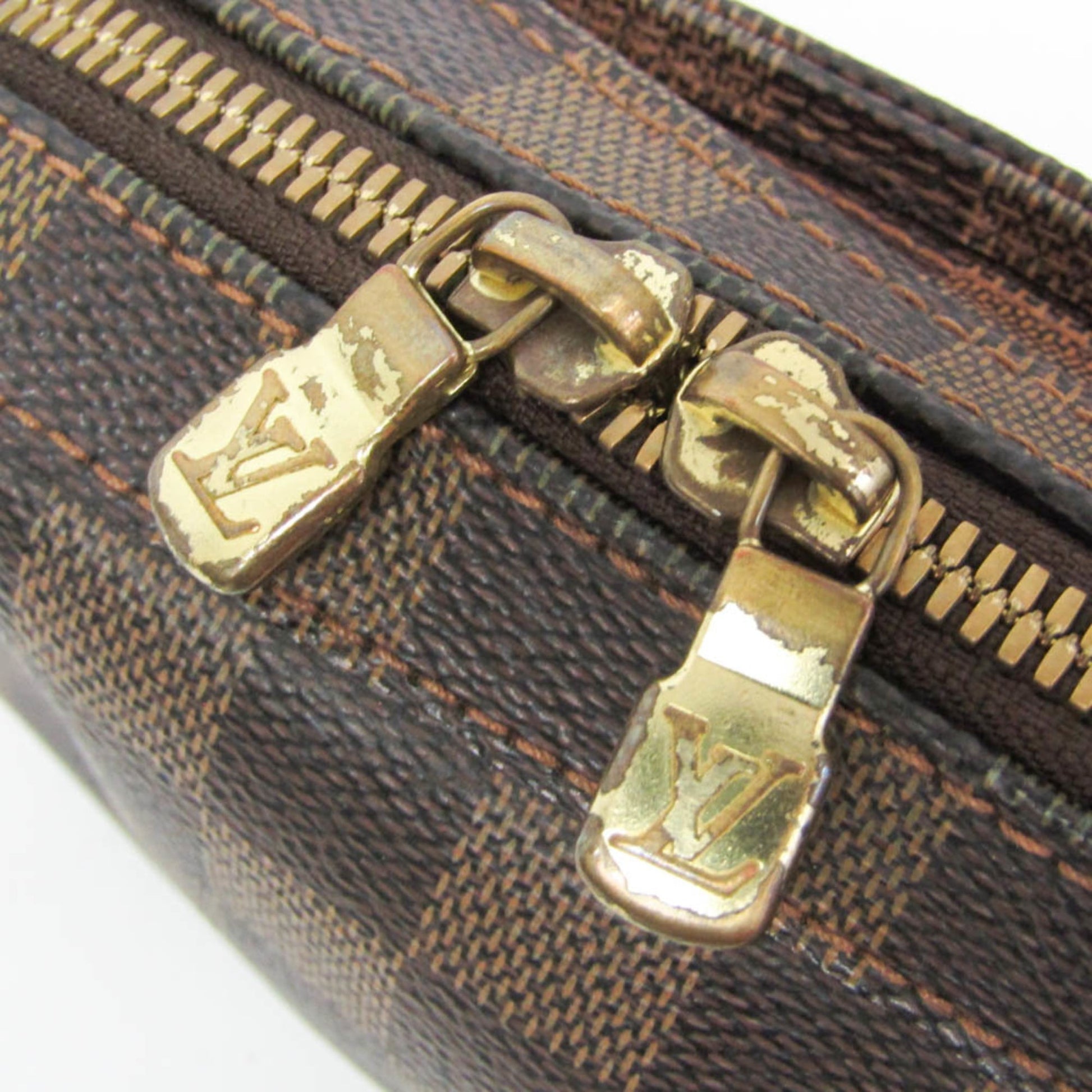 Louis Vuitton Geronimos Waist Bag Damier, Brown, Canvas, Clutch