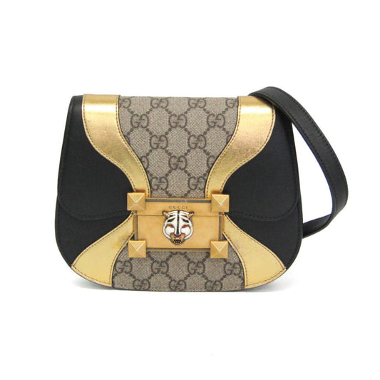 Gucci Osiride Shoulder Bag GG Coated Canvas and Leather, Beige, Canvas, Shoulder Bag