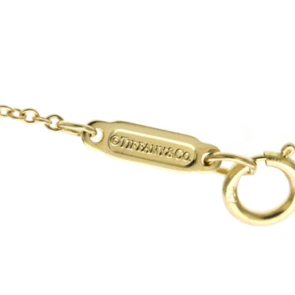 Tiffany & Co. Letter Disc Charm Pendant Necklace 18K Yellow Gold, Gold, Yellow Gold, Necklace
