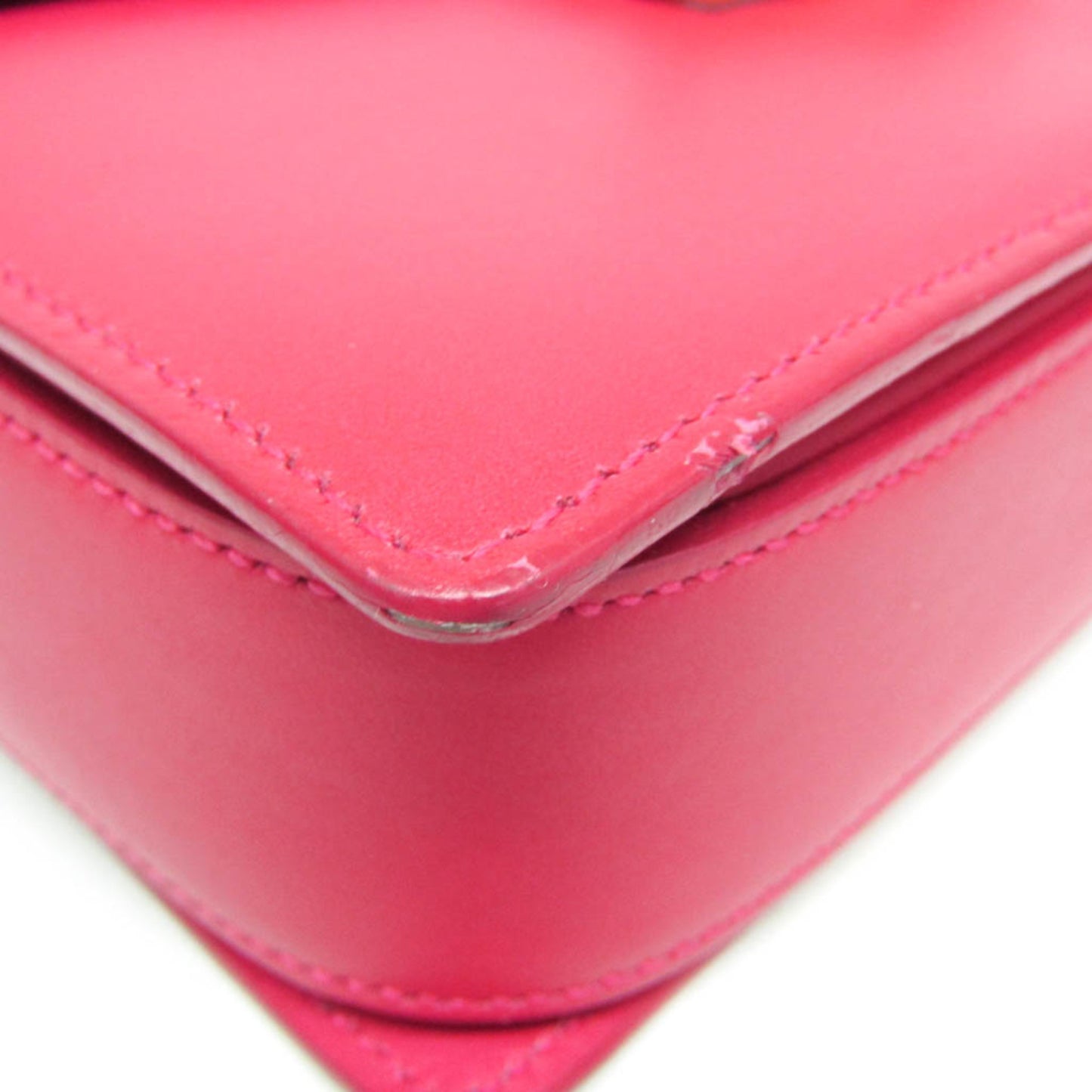 Saint Laurent Vintage Shoulder Bag Leather, Pink, Leather, Shoulder Bag