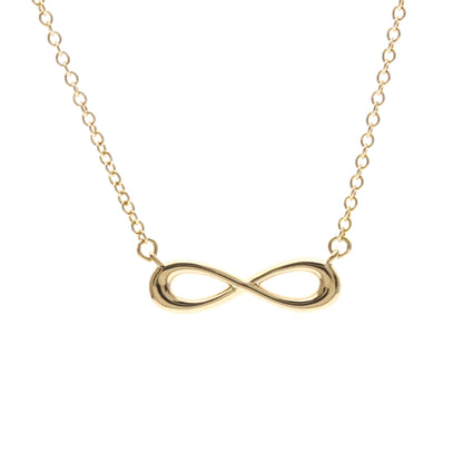 Tiffany & Co. Infinity Pendant Necklace 18K Rose Gold, Gold, Pink Gold, Necklace