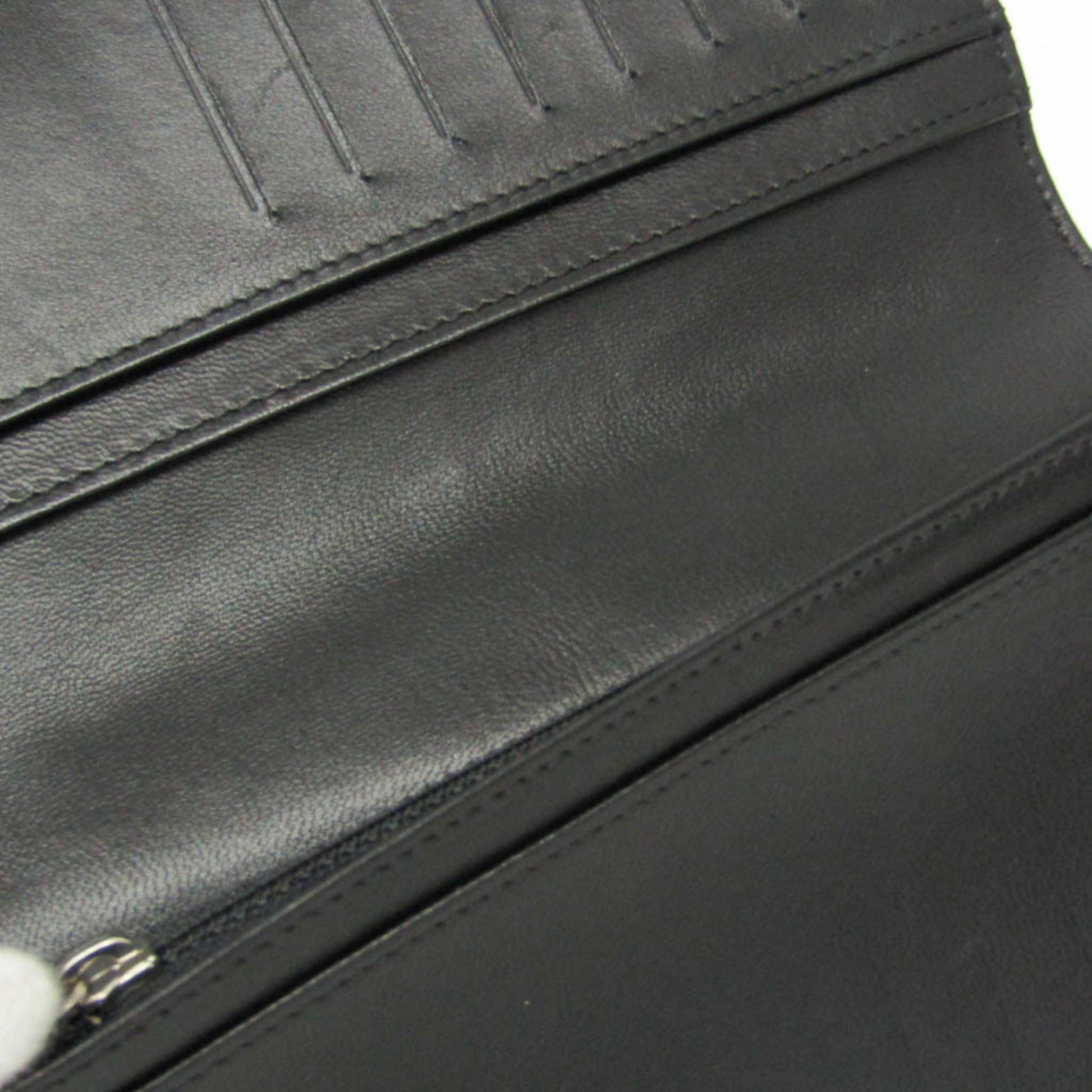 Chanel Lucky Symbols Yen Wallet Embossed Quilted Leather, Black, Leather, Wallet