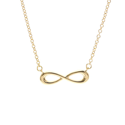Tiffany & Co. Infinity Pendant Necklace 18K Rose Gold, Gold, Pink Gold, Necklace