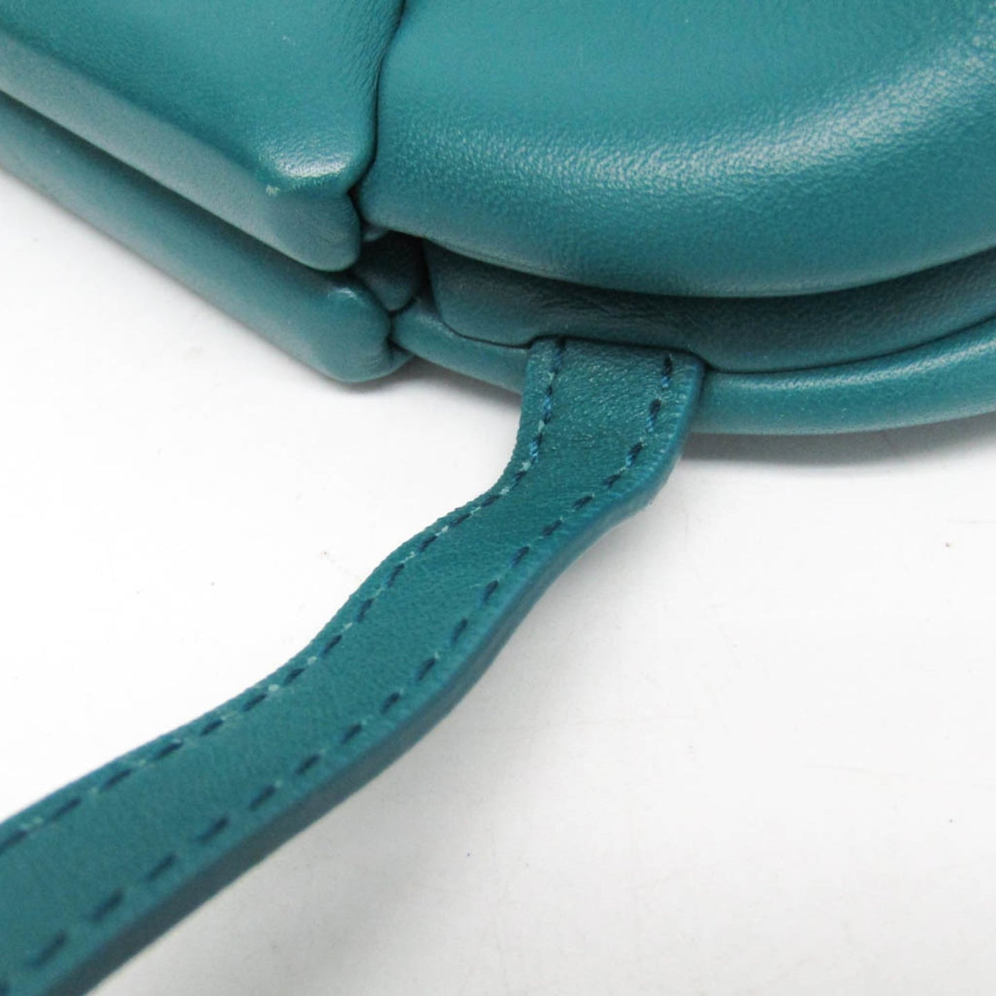 Bottega Veneta Point Shoulder Bag Leather, Green, Leather, Shoulder Bag