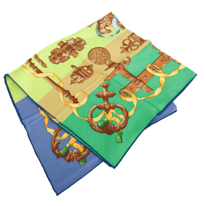 Hermes Carré 70 Cotton, Multicolour, Silk, Scarf