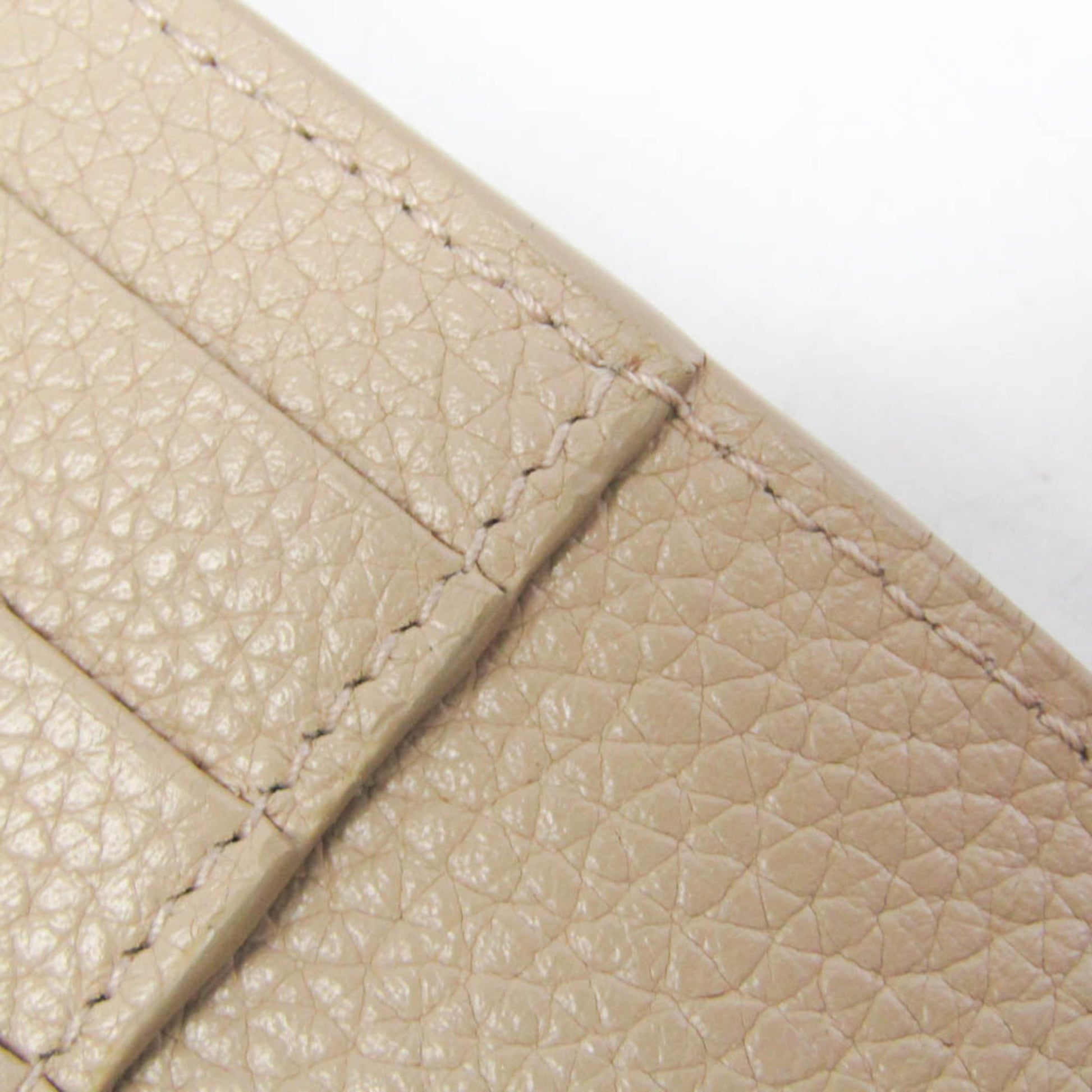 Saint Laurent Sac De Jour Souple Card Case Leather, Beige, Leather, Wallet
