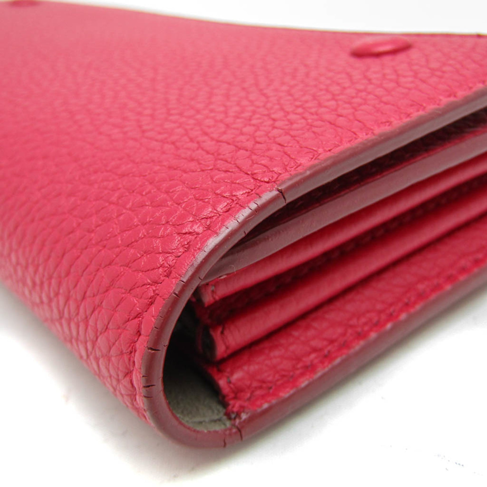 Celine Multifunction Flap Wallet Leather, Pink, Leather, Wallet