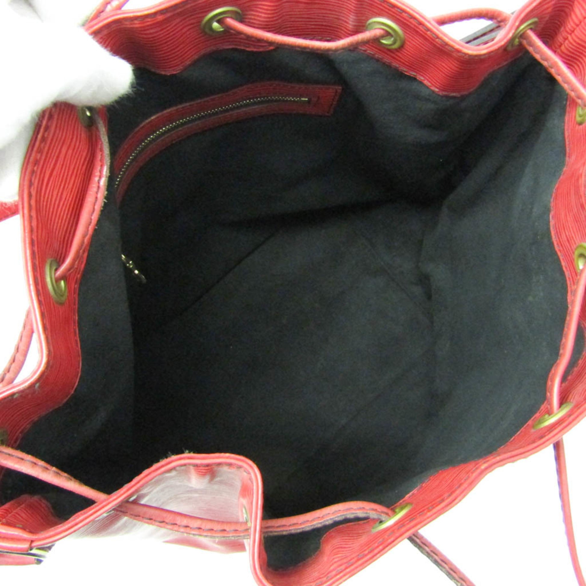 Louis Vuitton Noe Handbag Epi Leather, Red, Leather, Shoulder Bag