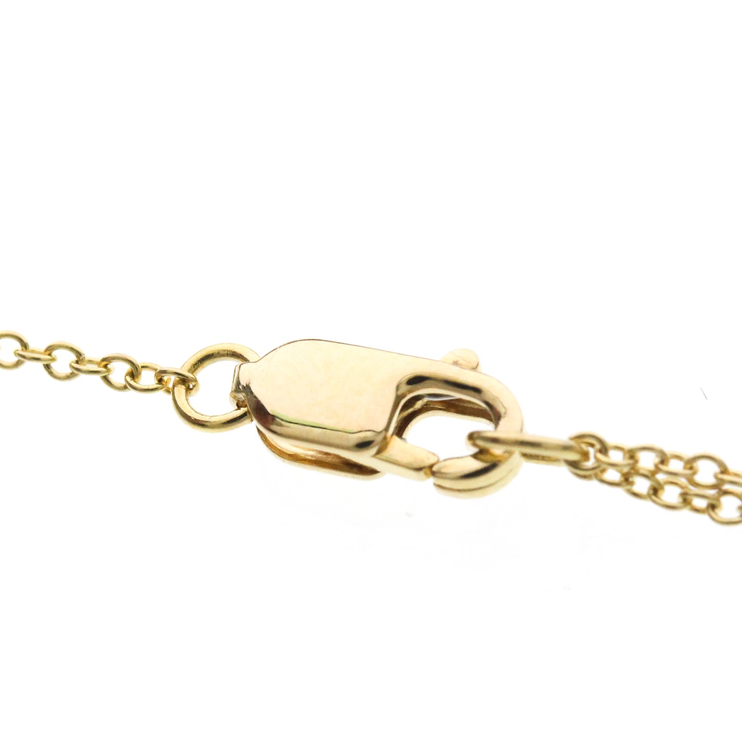 Tiffany & Co. Atlas X Closed Interlocking Pendant Necklace 18K Yellow Gold, Gold, Yellow Gold, Necklace