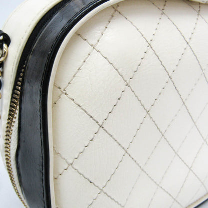 Chanel Vanity Case Bag Quilted Crumpled Calfskin, Black, Leather, Shoulder Bag