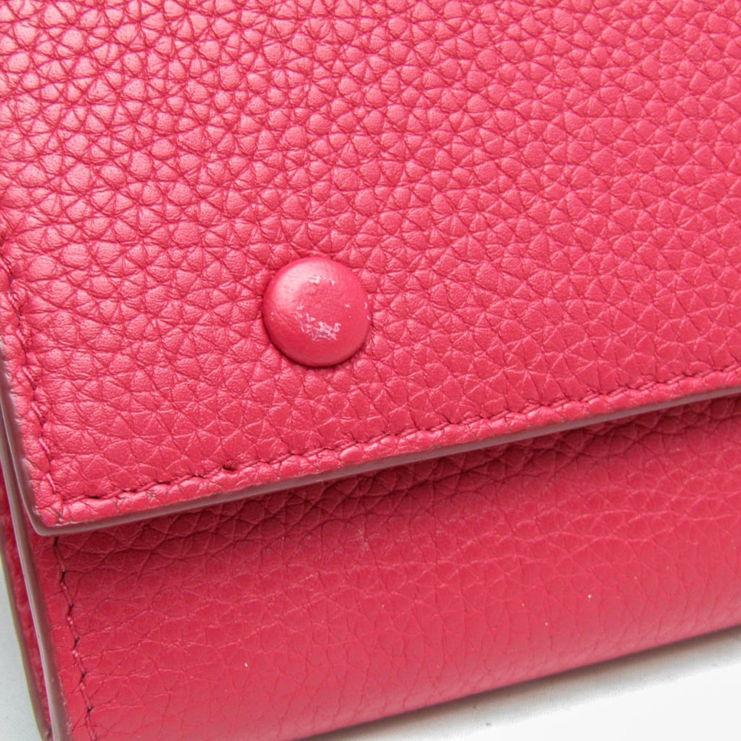 Celine Multifunction Flap Wallet Leather, Pink, Leather, Wallet