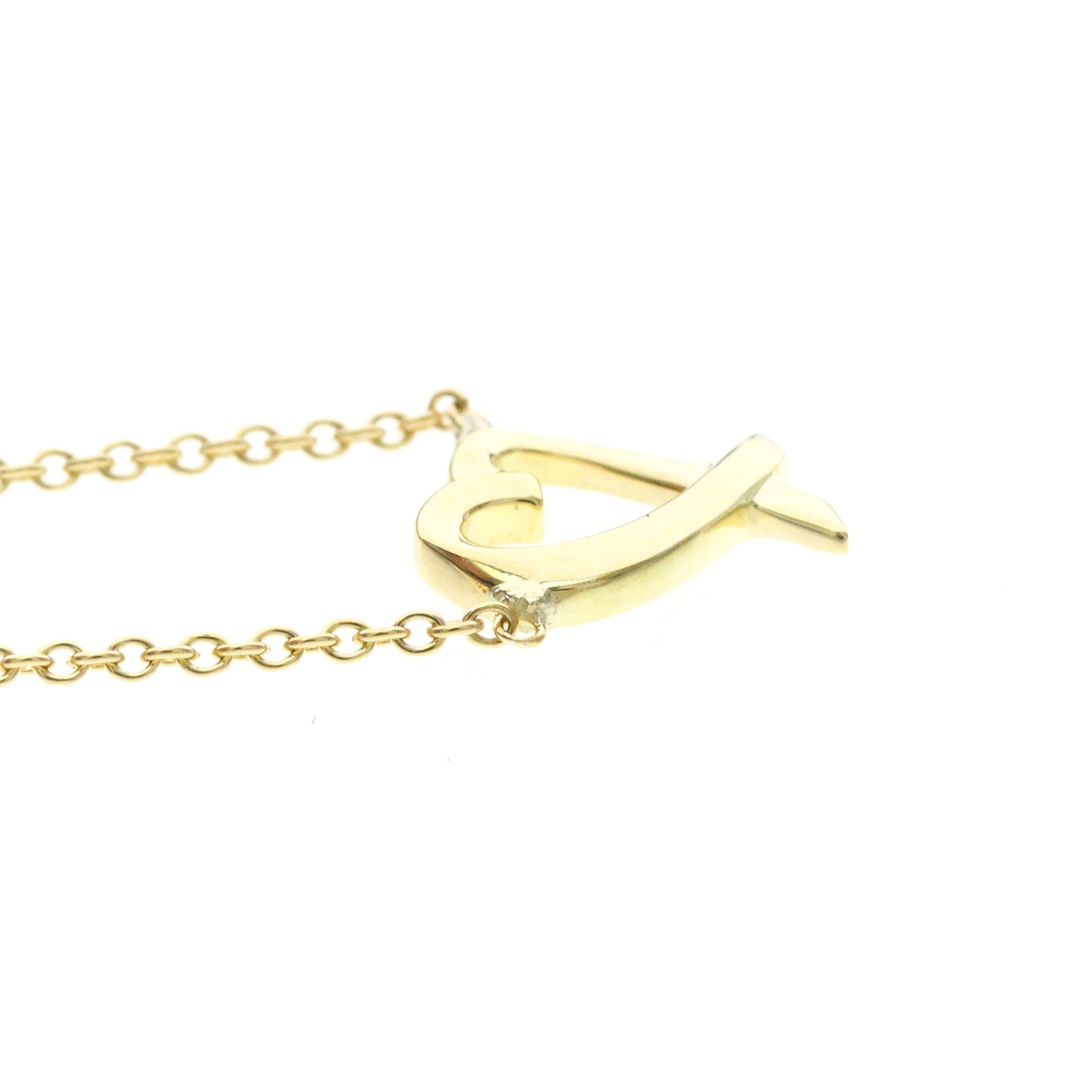 Tiffany & Co. Paloma Picasso Loving Heart Ring 18K Yellow Gold, Gold, Yellow Gold, Necklace