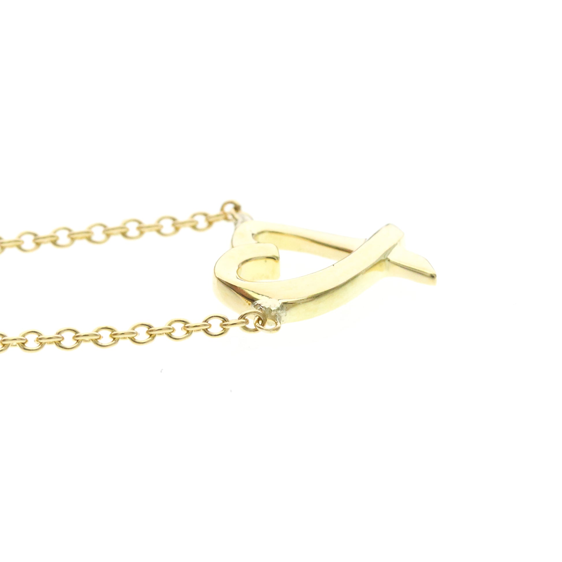 Tiffany & Co. Paloma Picasso Loving Heart Ring 18K Yellow Gold, Gold, Yellow Gold, Necklace