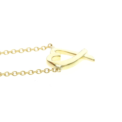 Tiffany & Co. Paloma Picasso Loving Heart Ring 18K Yellow Gold, Gold, Yellow Gold, Necklace