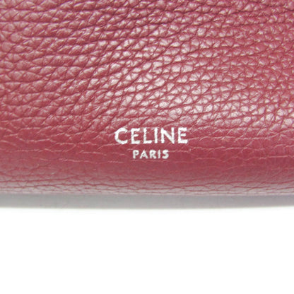 Celine Big Bag Smooth Leather, Burgundy, Leather, Handbag