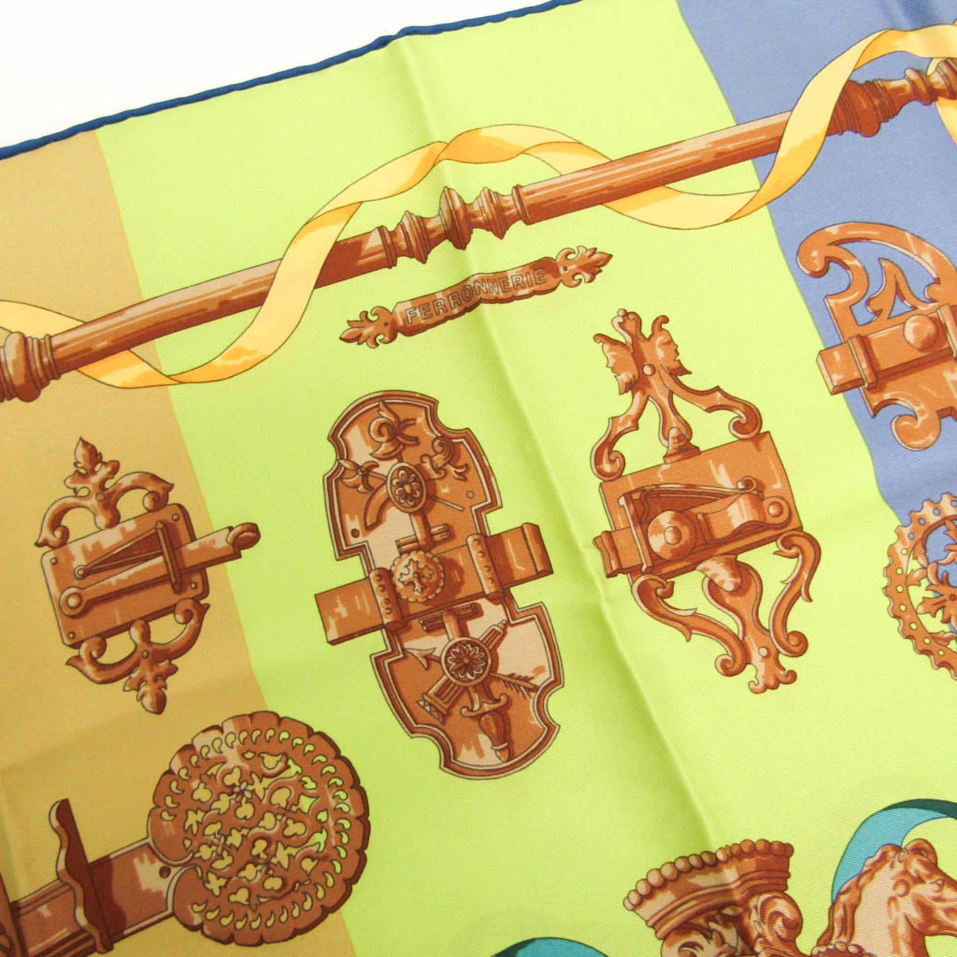 Hermes Carré 70 Cotton, Multicolour, Silk, Scarf
