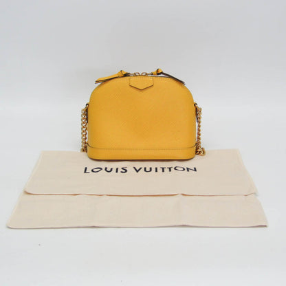 Louis Vuitton Alma Chain Handbag Epi Leather, Yellow, Leather, Shoulder Bag