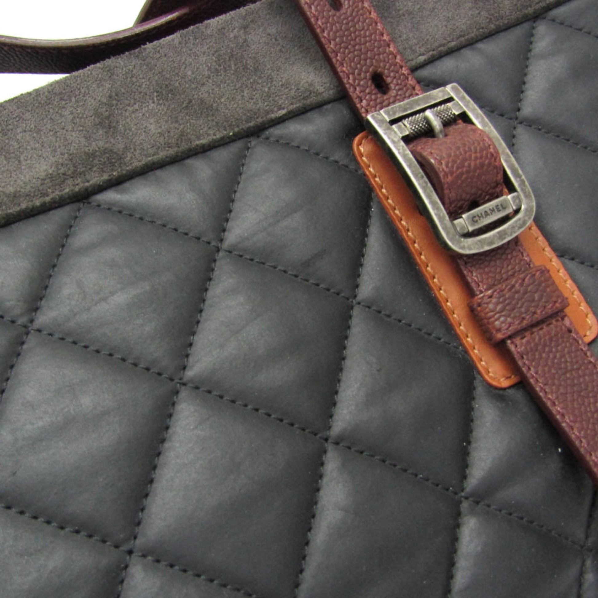 Chanel Paris-Edinburgh Tote Quilted Mixed Coated Canvas with Flannel, Multicolour, Tweed, Tote Bag
