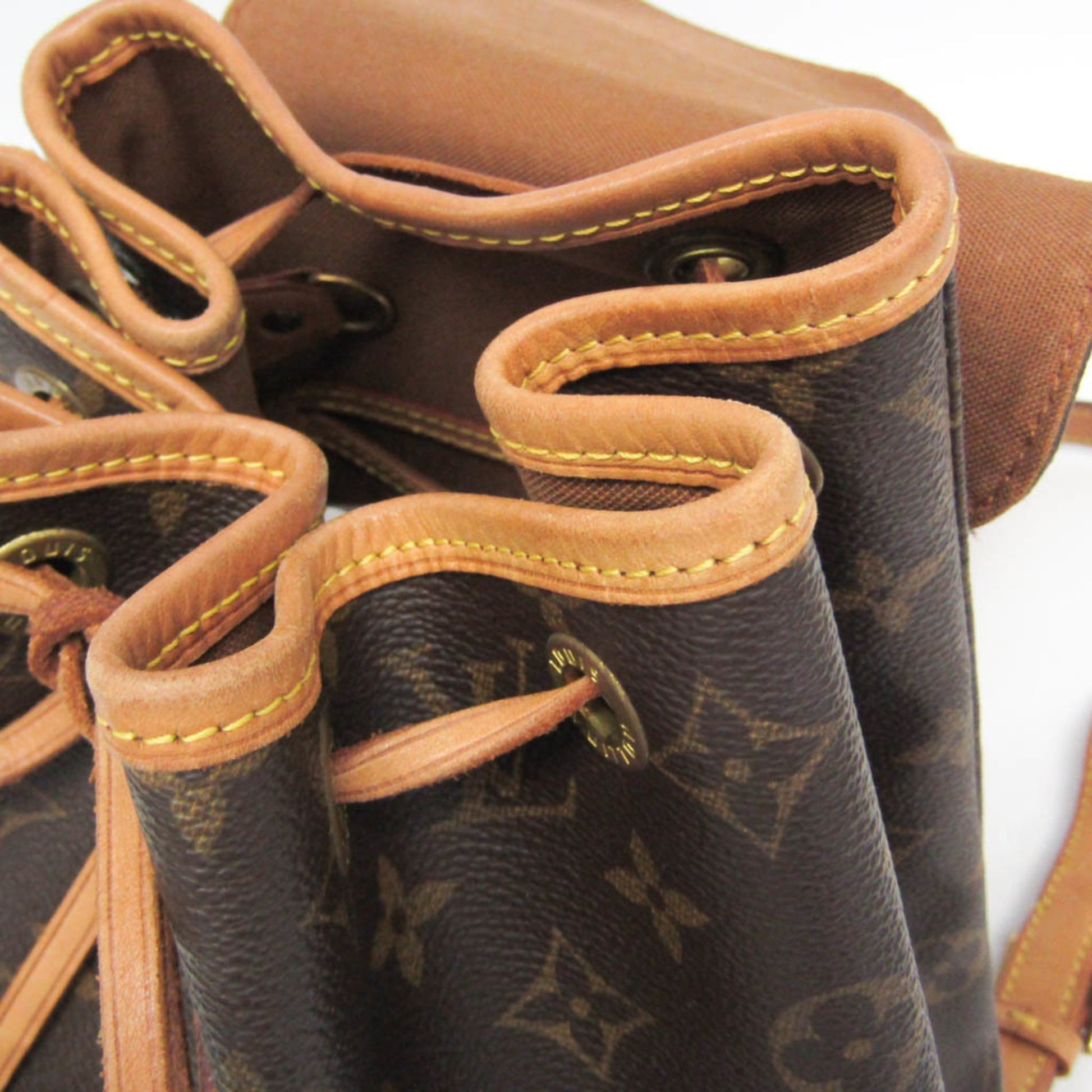 Louis Vuitton Vintage Montsouris Backpack Monogram Canvas, Brown, Canvas, Backpack