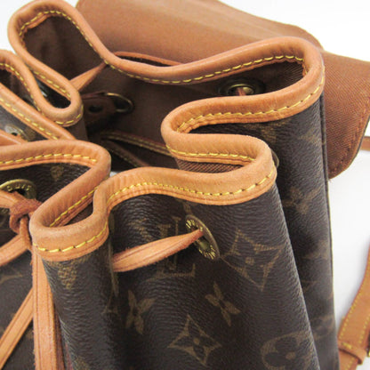 Louis Vuitton Vintage Montsouris Backpack Monogram Canvas, Brown, Canvas, Backpack