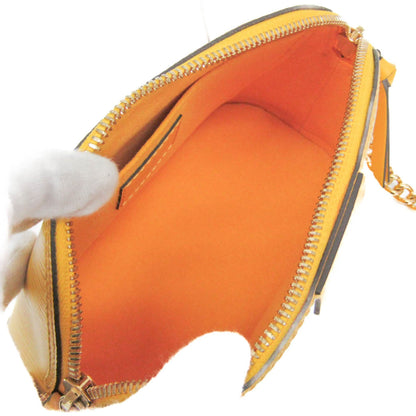 Louis Vuitton Alma Chain Handbag Epi Leather, Yellow, Leather, Shoulder Bag