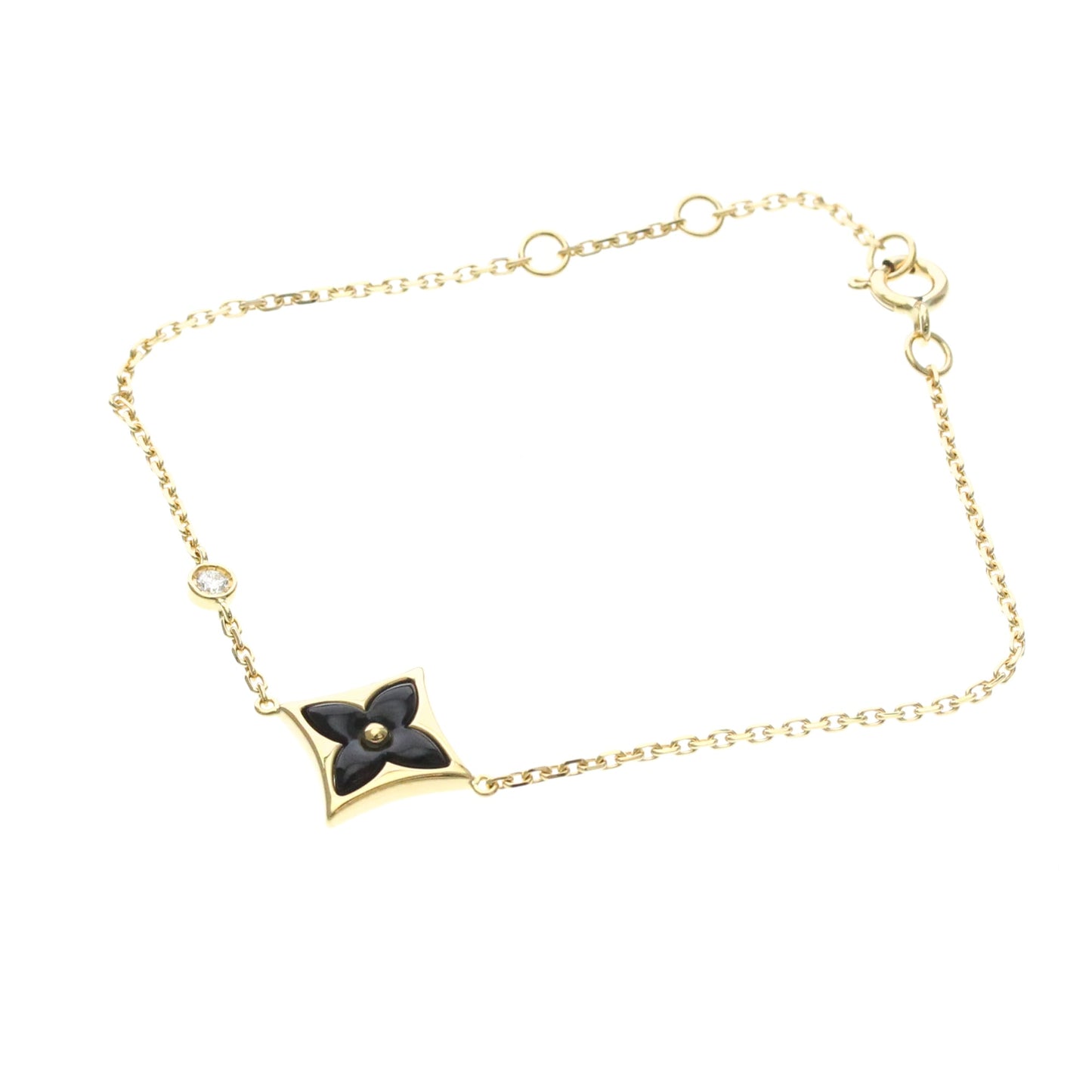 Louis Vuitton Star Blossom Bracelet 18K Rose Gold with Diamonds, Gold, Yellow Gold, Bracelet