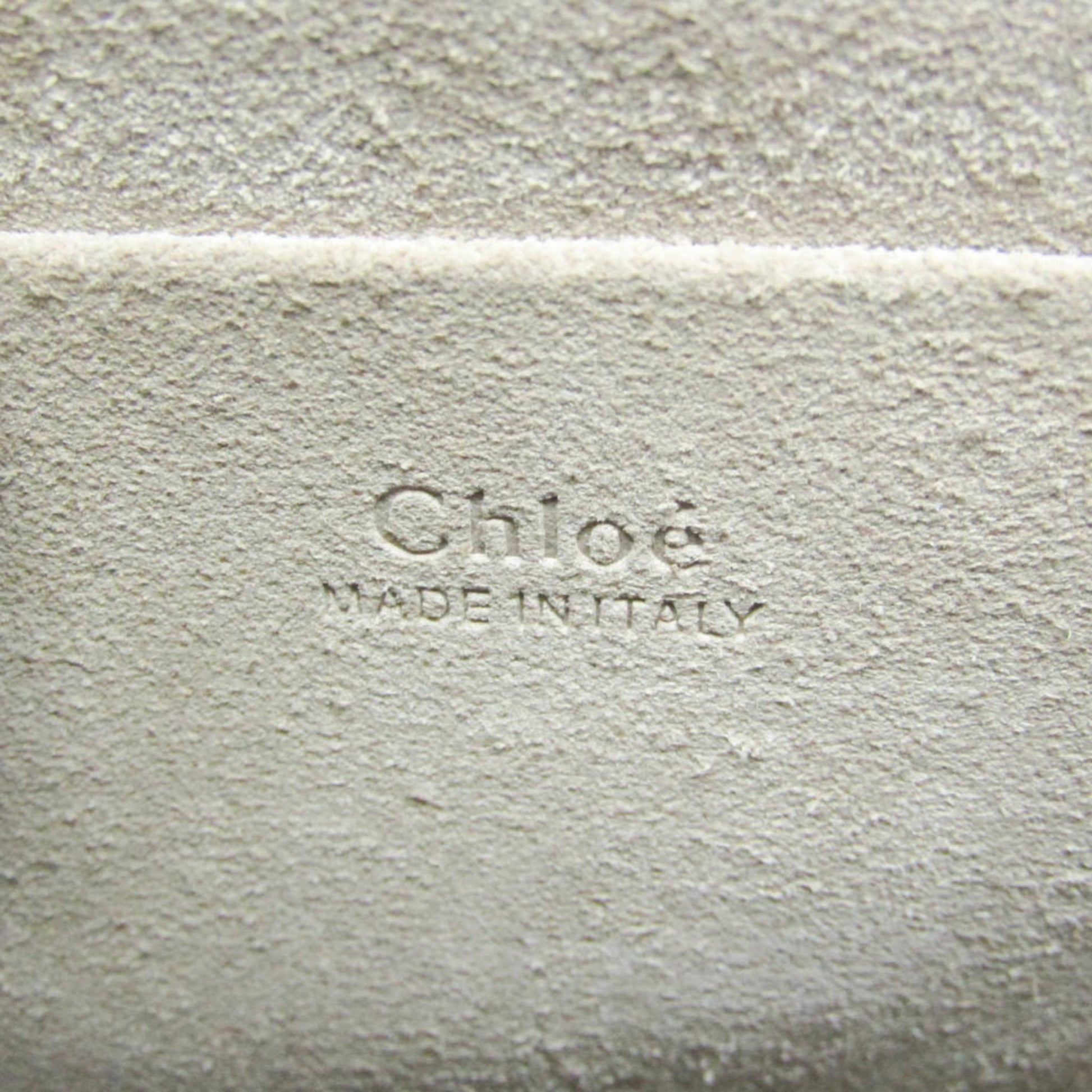 Chloe Nile Crossbody Bag Leather, Beige, Leather, Shoulder Bag