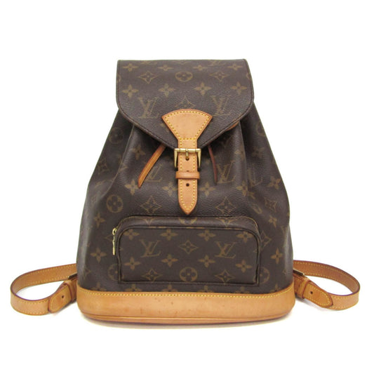 Louis Vuitton Vintage Montsouris Backpack Monogram Canvas, Brown, Canvas, Backpack
