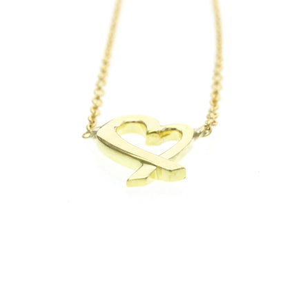 Tiffany & Co. Paloma Picasso Loving Heart Ring 18K Yellow Gold, Gold, Yellow Gold, Necklace