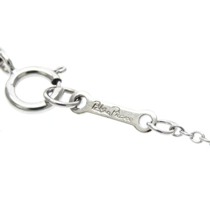 Tiffany & Co. Etoile Cross Pendant Necklace 18K White Gold with Diamonds, Silver, White Gold, Necklace