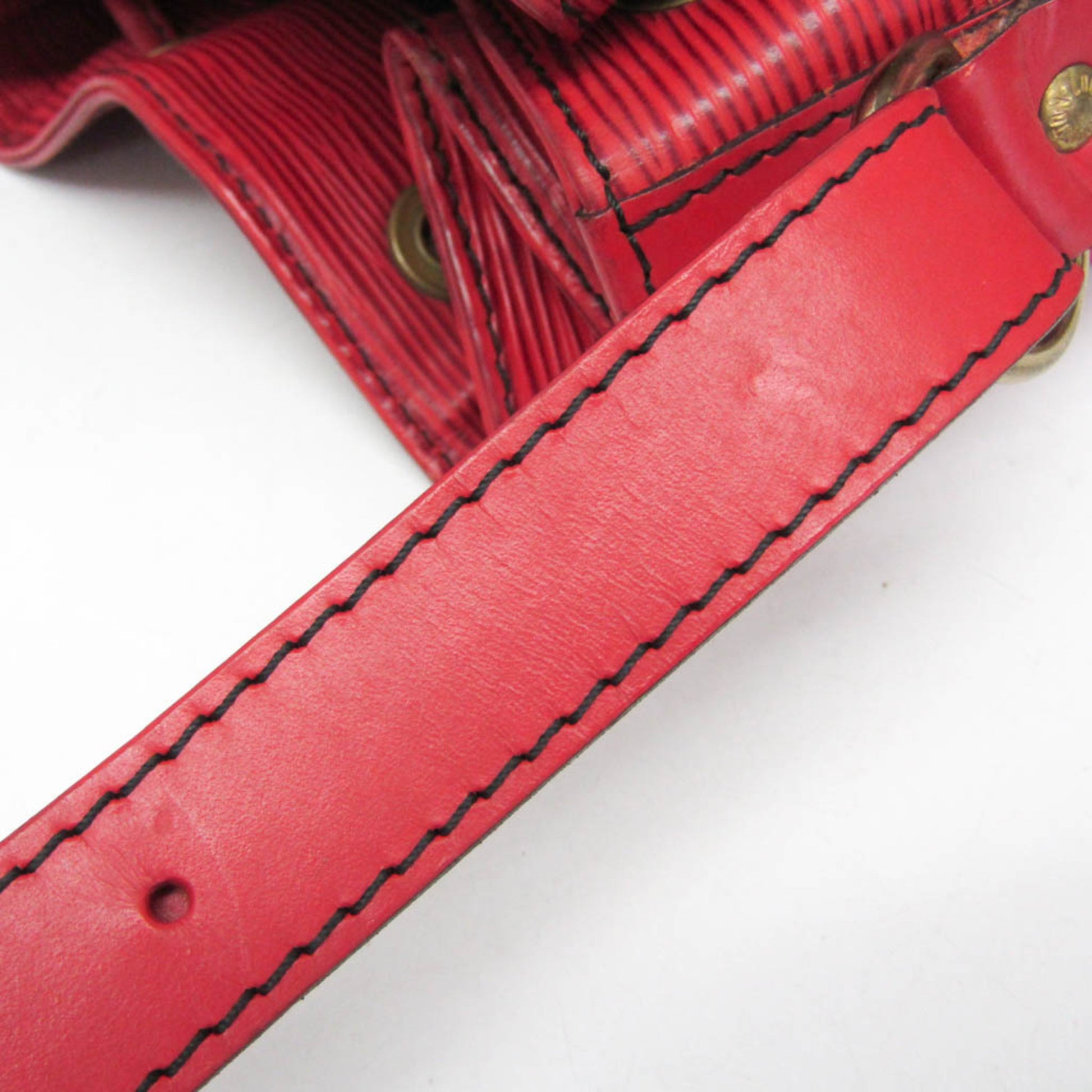 Louis Vuitton Noe Handbag Epi Leather, Red, Leather, Shoulder Bag