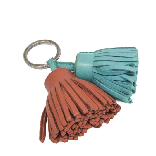 Hermes Uno-Dos Keychain Leather, MULTICOLOUR, LEATHER, Charms and Keychains