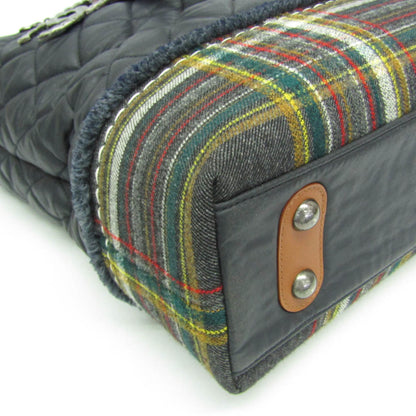 Chanel Paris-Edinburgh Tote Quilted Mixed Coated Canvas with Flannel, Multicolour, Tweed, Tote Bag