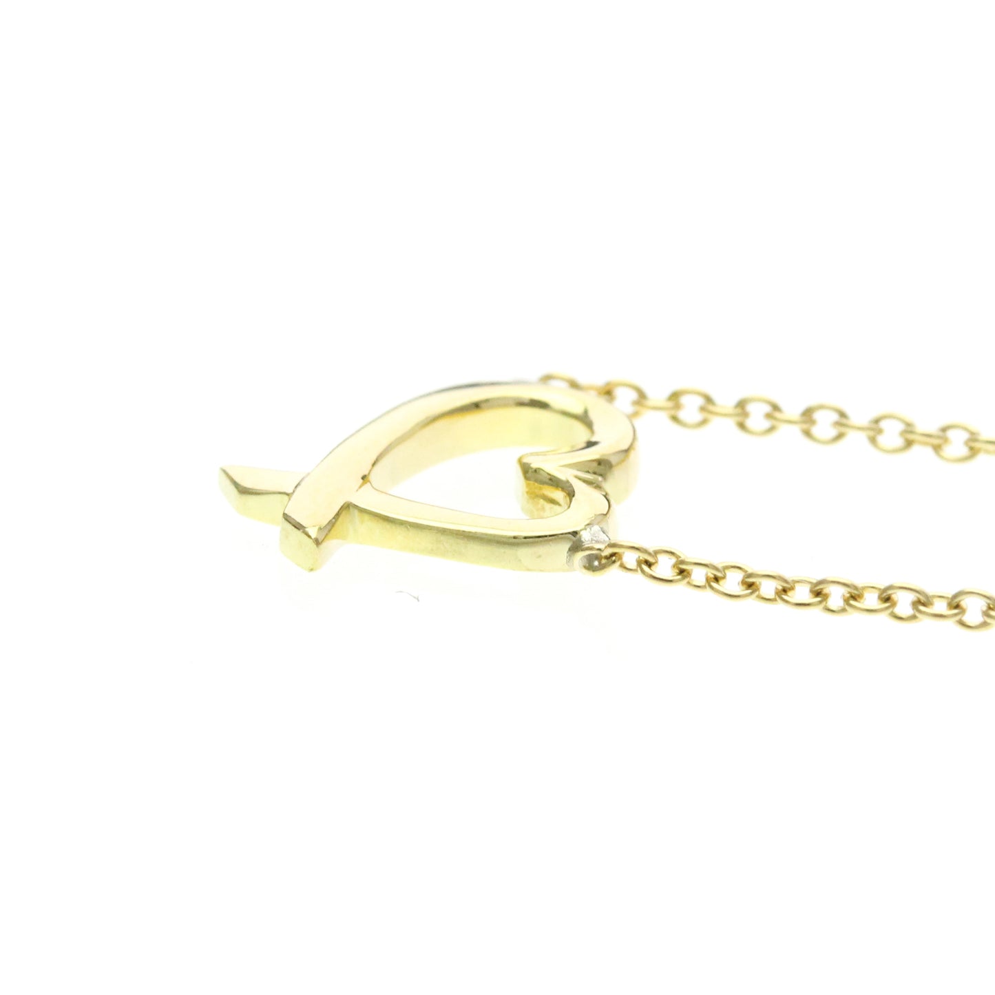 Tiffany & Co. Paloma Picasso Loving Heart Ring 18K Yellow Gold, Gold, Yellow Gold, Necklace