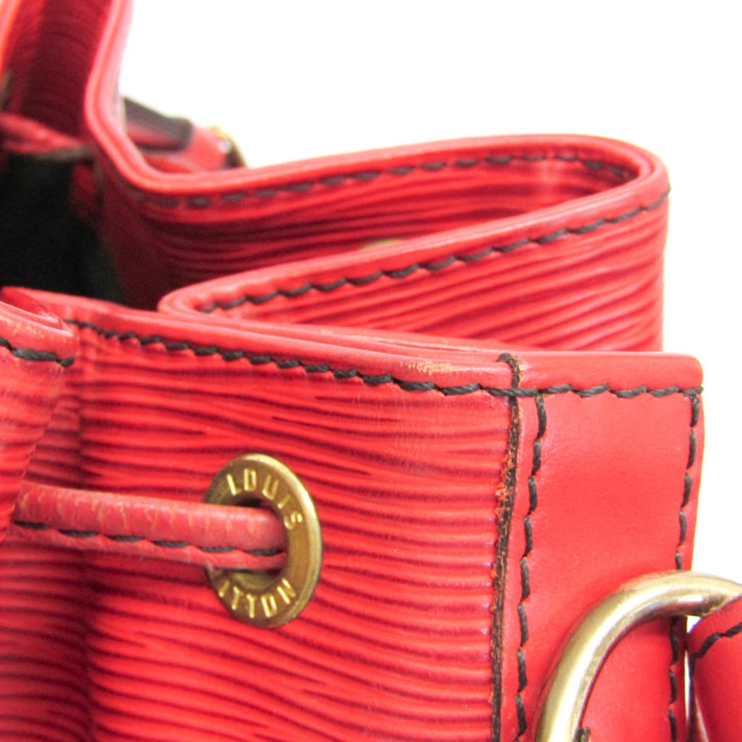 Louis Vuitton Noe Handbag Epi Leather, Red, Leather, Shoulder Bag