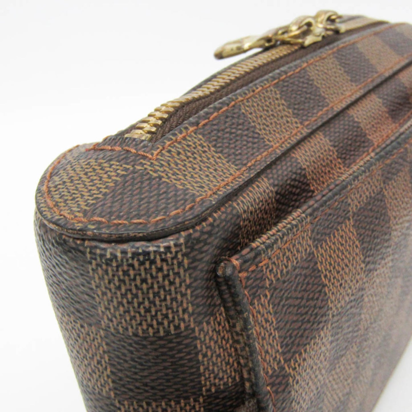 Louis Vuitton Geronimos Waist Bag Damier, Brown, Canvas, Clutch