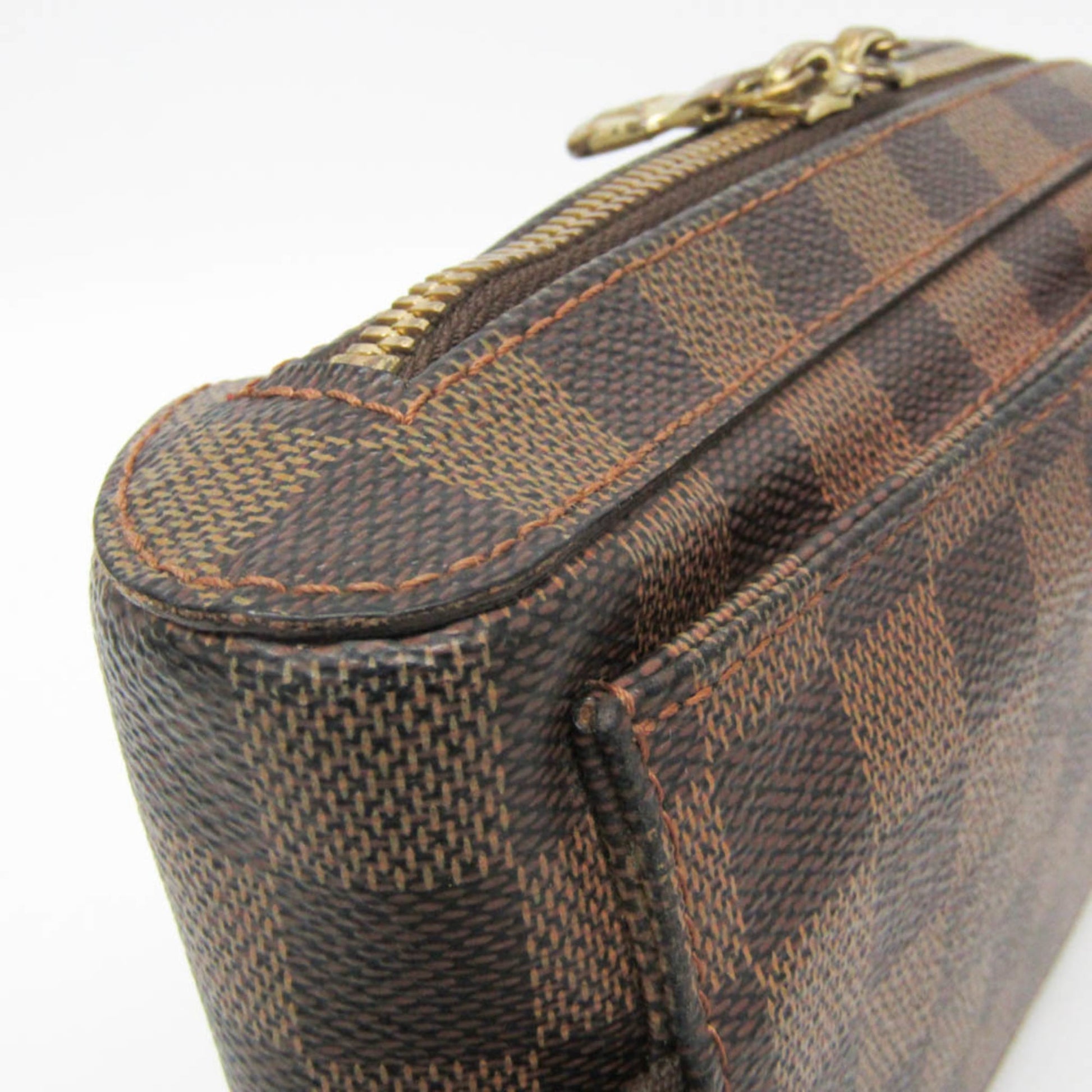 Louis Vuitton Geronimos Waist Bag Damier, Brown, Canvas, Clutch