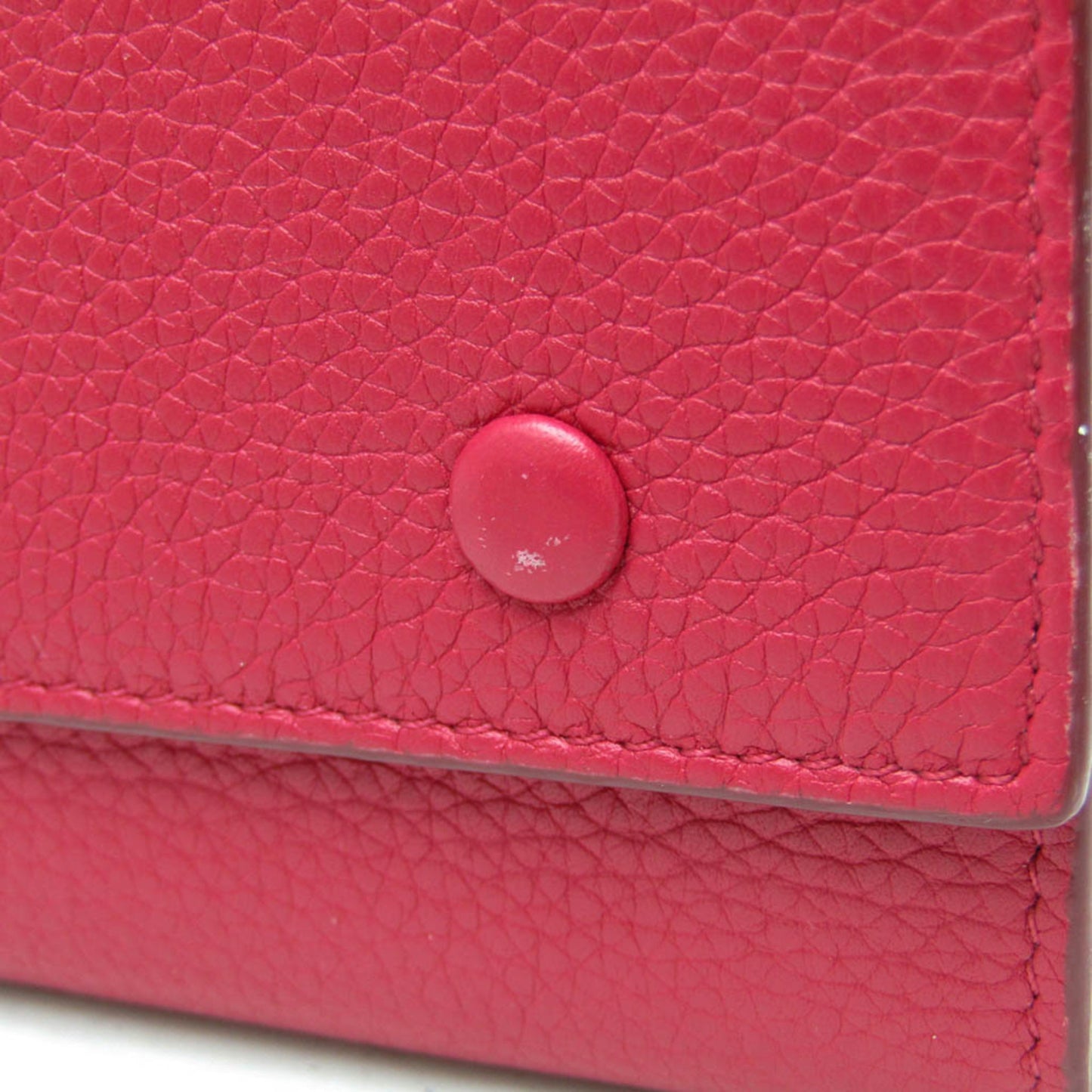 Celine Multifunction Flap Wallet Leather, Pink, Leather, Wallet