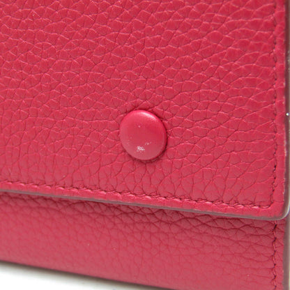 Celine Multifunction Flap Wallet Leather, Pink, Leather, Wallet