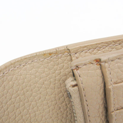 Saint Laurent Sac De Jour Souple Card Case Leather, Beige, Leather, Wallet