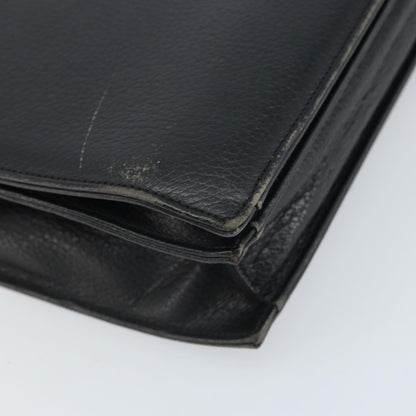 Burberry Vintage Leather, Black, Leather, Briefcase