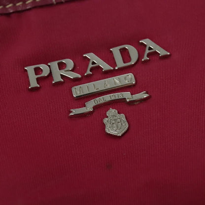 Prada Convertible Belted Hobo Tessuto with Leather, Pink, Nylon, Shoulder Bag