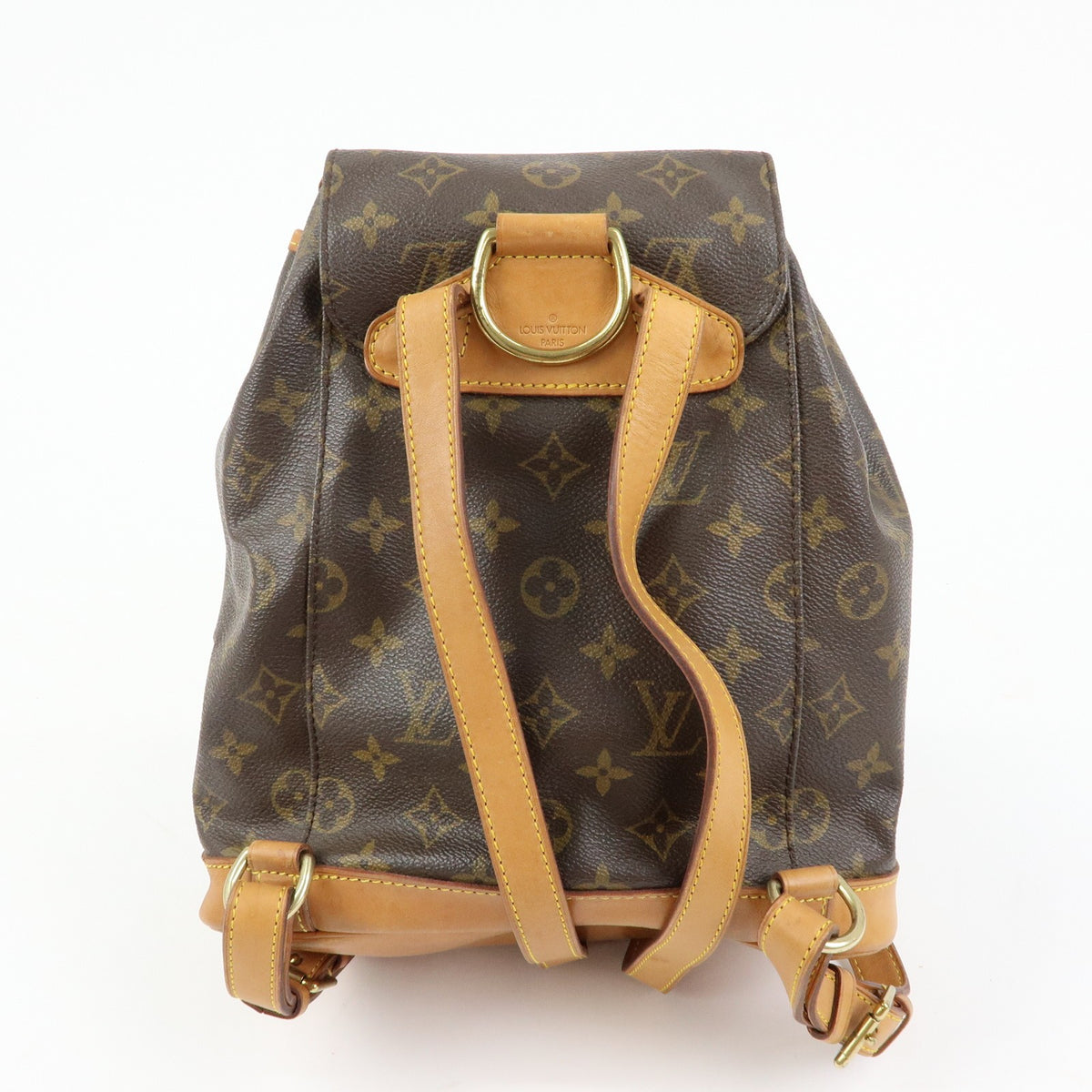 Louis Vuitton Vintage Montsouris Monogram Canvas, Brown, Canvas, Backpack
