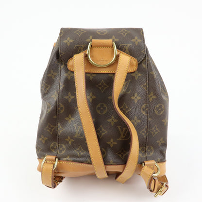Louis Vuitton Vintage Montsouris Monogram Canvas, Brown, Canvas, Backpack