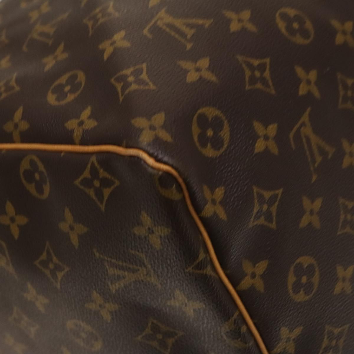 Louis Vuitton Keepall Bag Monogram Canvas, BROWN, CANVAS, Travel bag