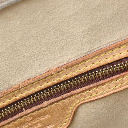 Louis Vuitton Looping Monogram Canvas, Brown, Canvas, Handbag