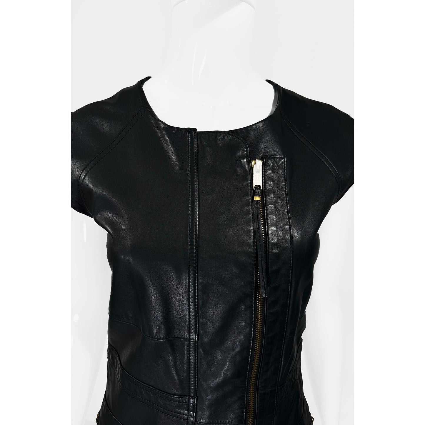 MARC JACBOS Lambskin Leather Dress