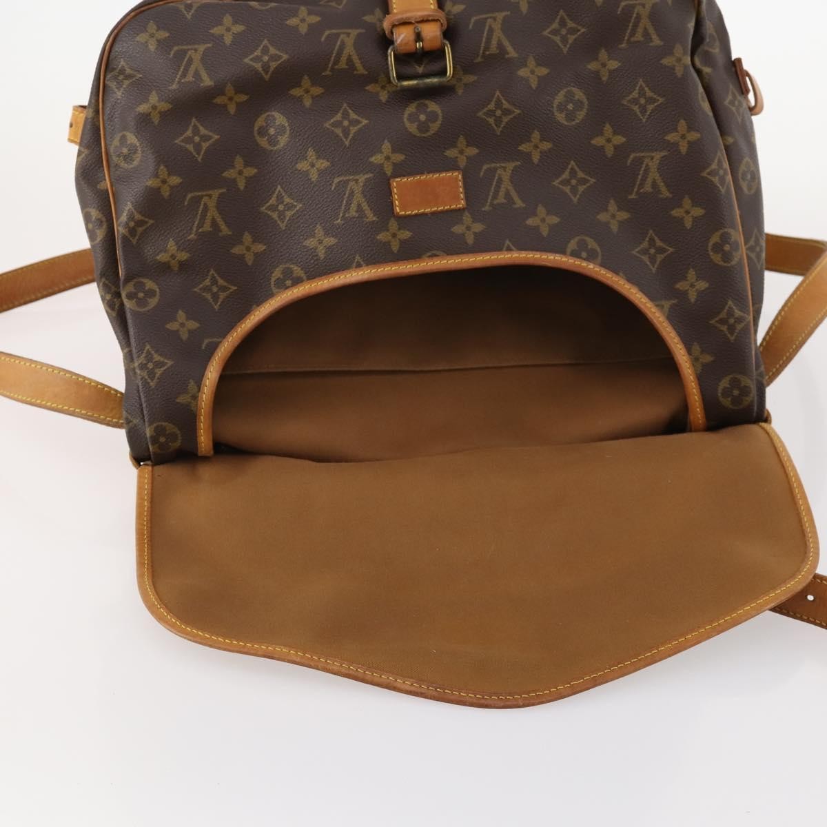 Louis Vuitton Saumur Monogram Canvas, Brown, Canvas, Shoulder Bag